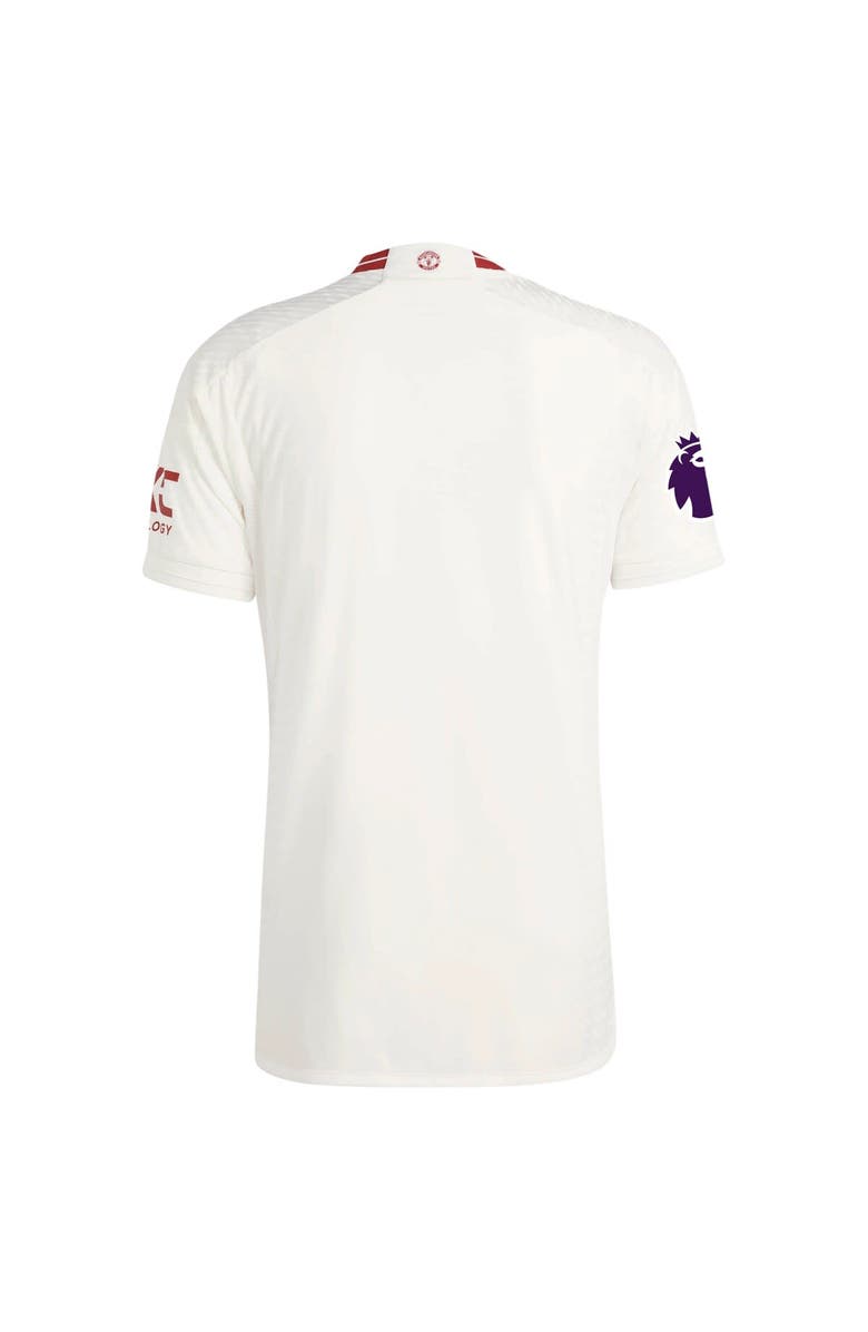 adidas Men's adidas White Manchester United 2023/24 Third Authentic Patch Jersey, Alternate, color,