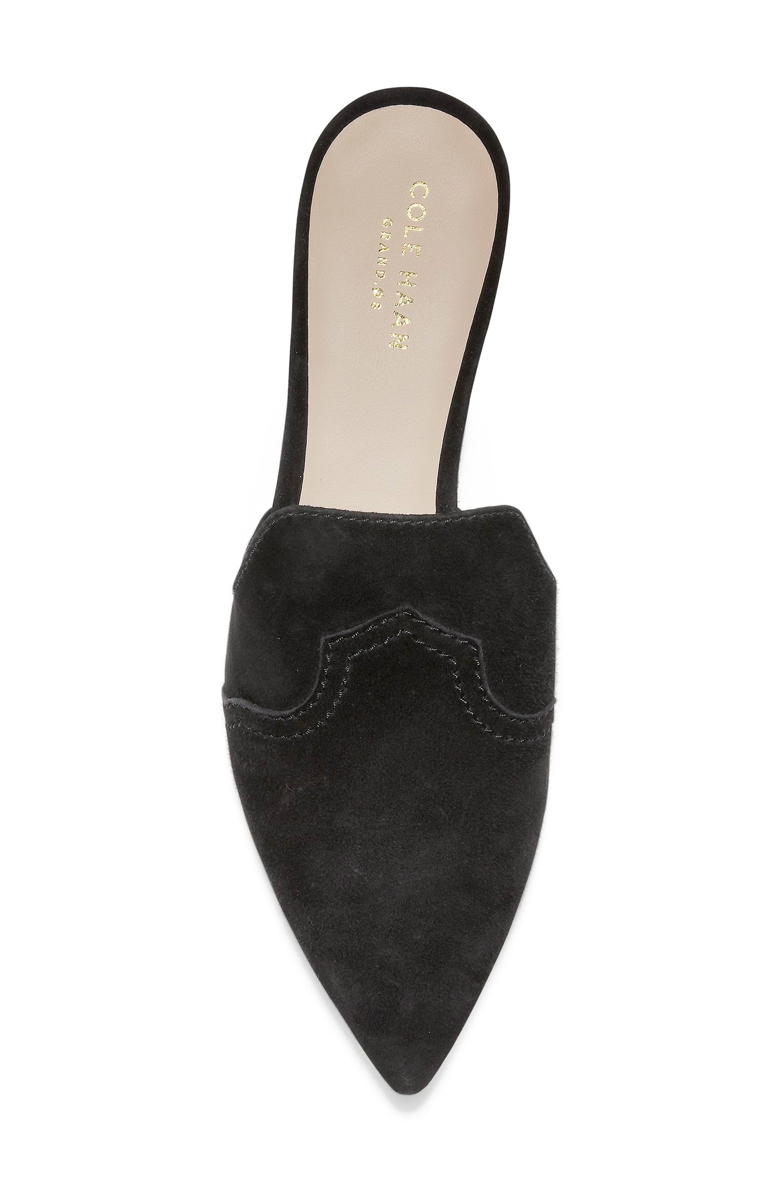 Cole Haan Hadley Mule, Alternate, color, Black Suede