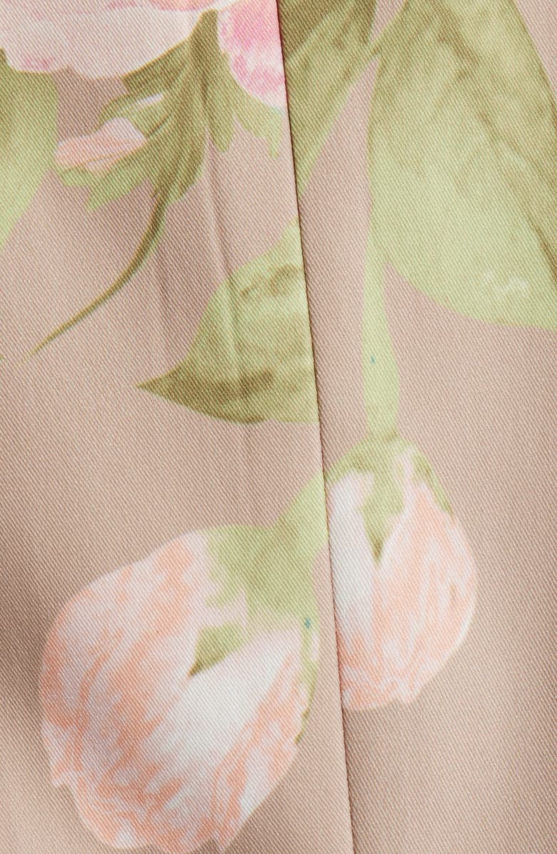 Tahari ASL Print Sateen Blazer, Alternate, color, Taupe Multi