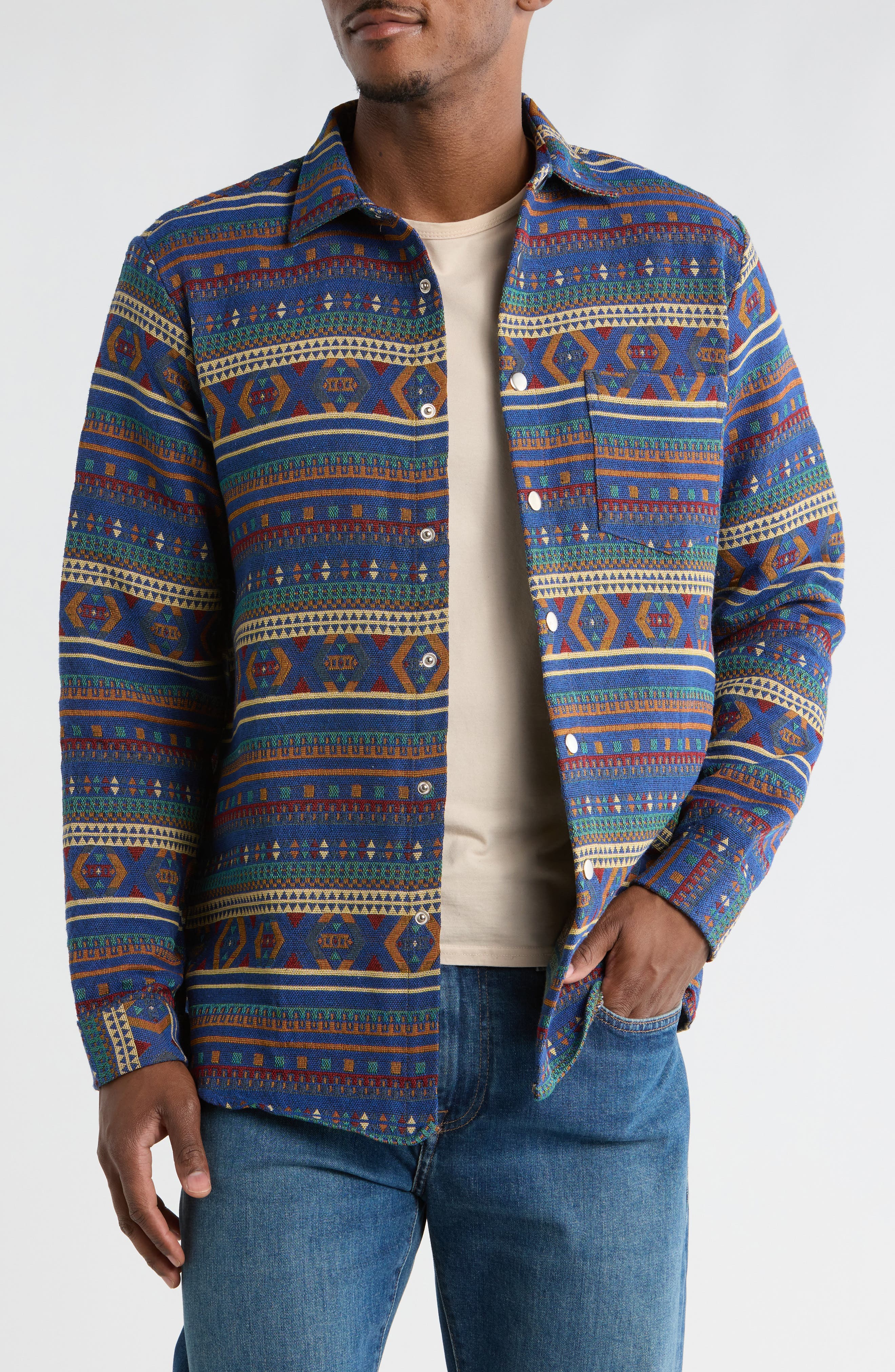 T.R. PREMIUM Tapestry Shirt Jacket