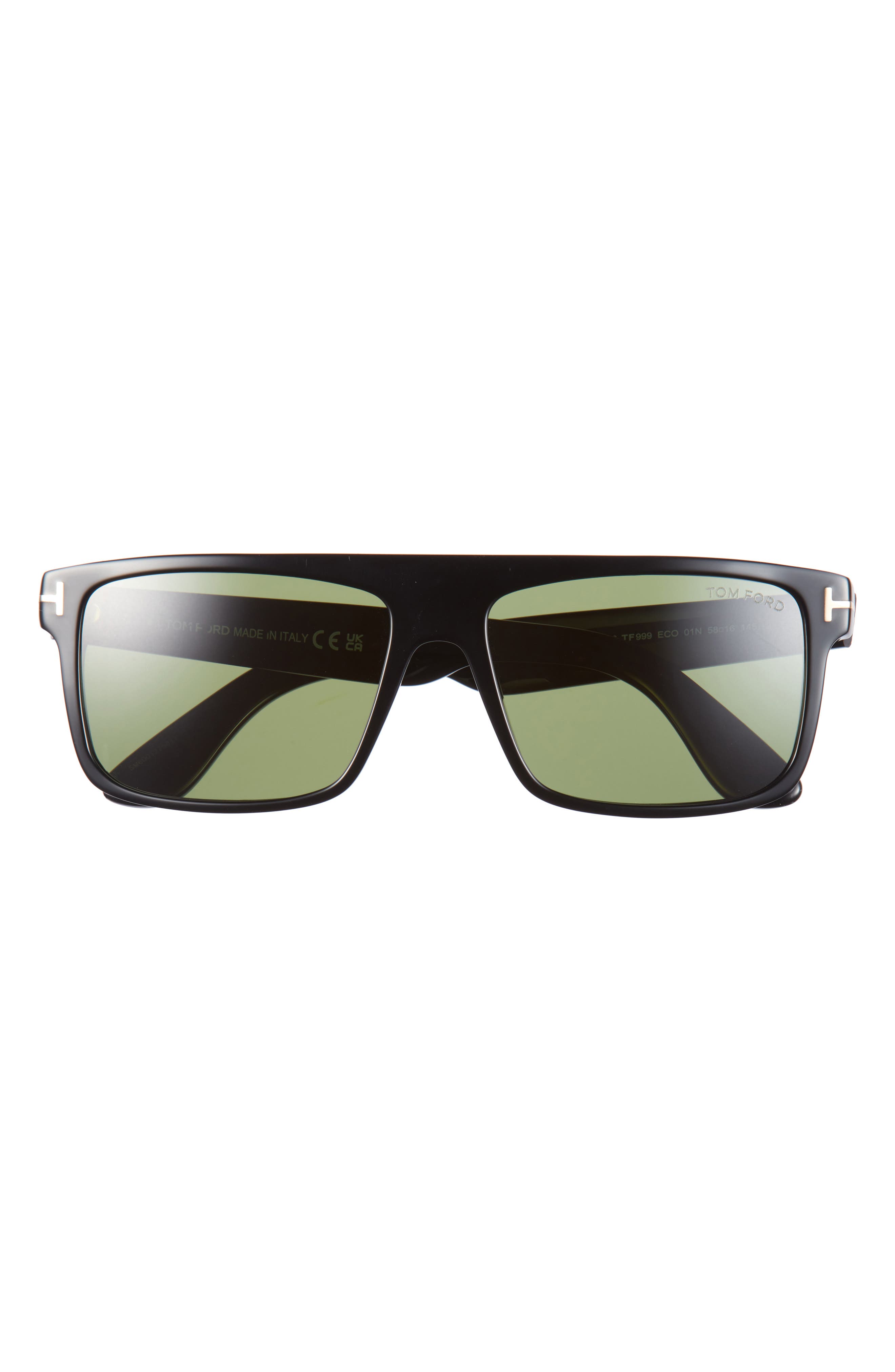 TOM FORD 58mm Square Sunglasses