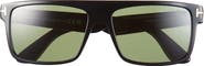 TOM FORD 58mm Square Sunglasses