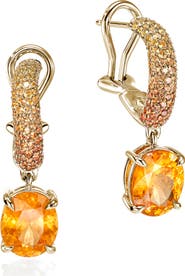 John Hardy Artisan Series 18K Gold Surf Earrings