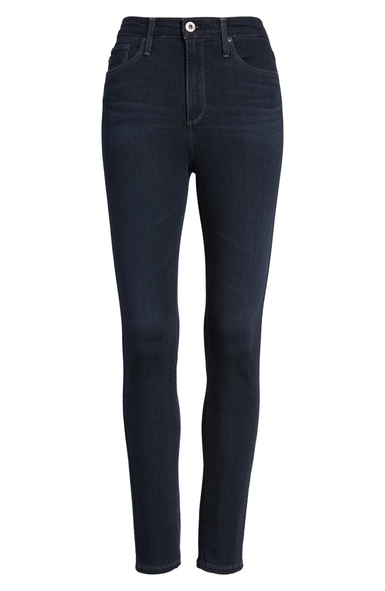 AG The Mila Super High Waist Ankle Skinny Jeans, Alternate, color, 