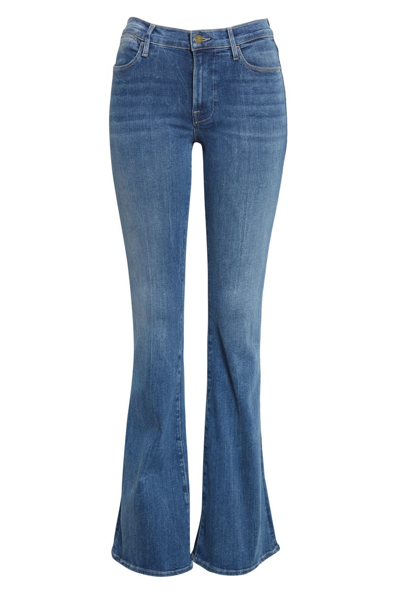 Le High Waist Flare Jeans, Alternate, color, ASHTON
