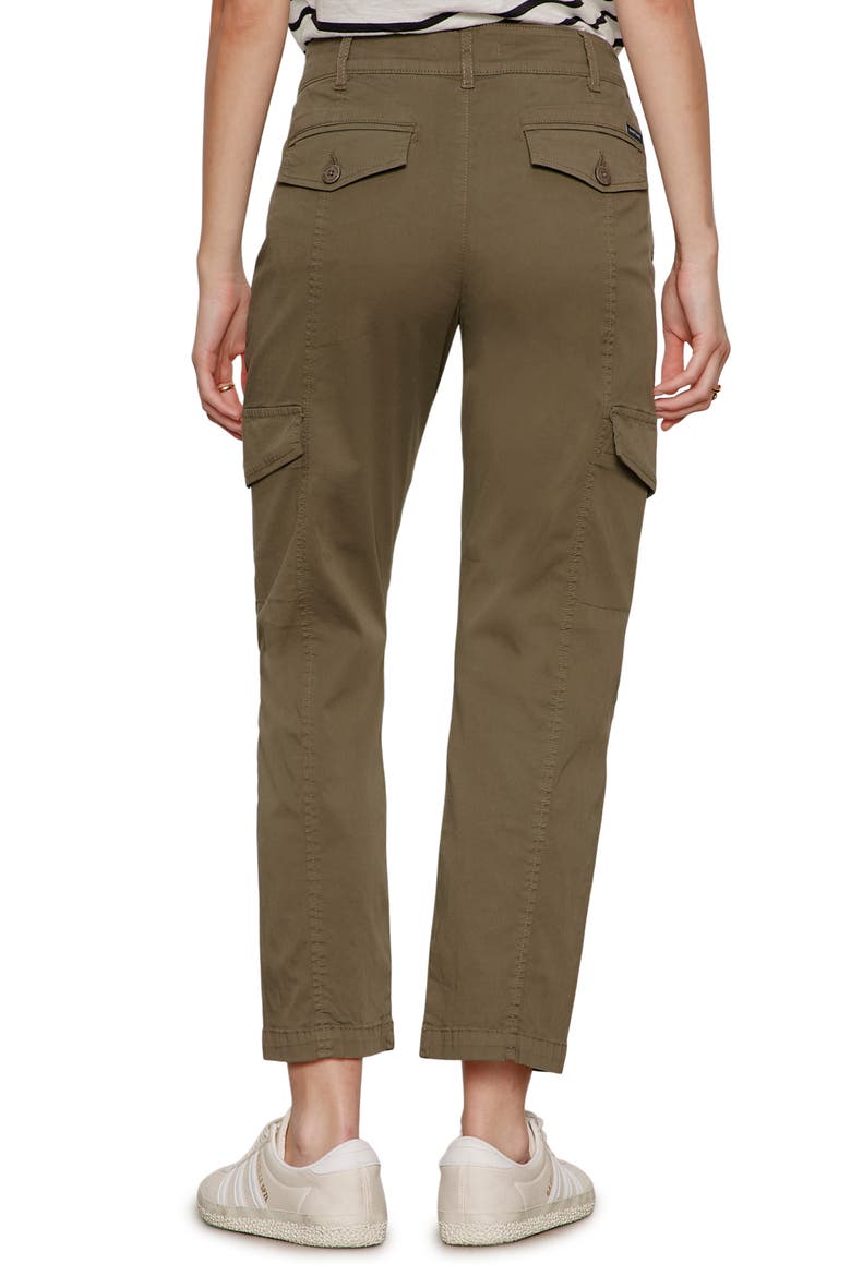 Rebel Ankle Straight Leg Cargo Pants, Alternate, color, FATIGUE GREEN
