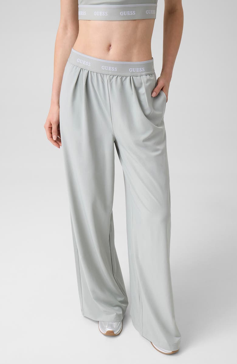 GUESS Selene Wide Leg Sweatpants, Main, color, Open Grey
