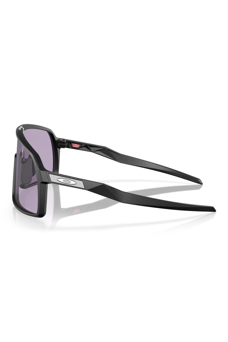 Sutro 60mm Prizm™ Rectangular Shield Sunglasses, Alternate, color, MATTE BLACK / PRIZM SLATE