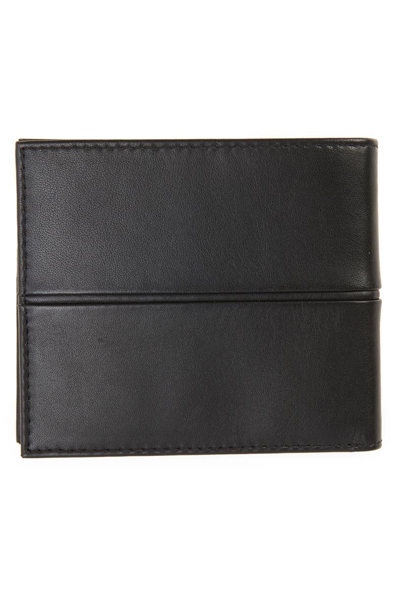 Samul Leather Bifold Wallet, Alternate, color, BLACK
