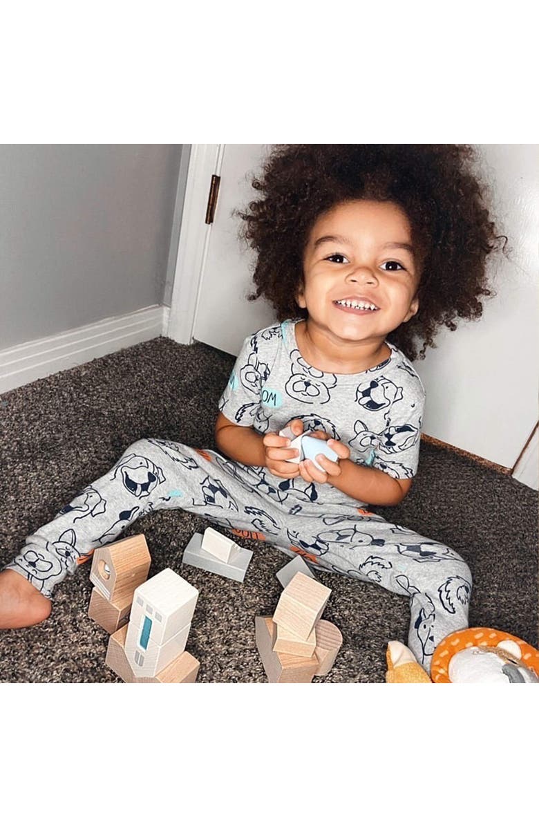 HABA Wooden Building Blocks Bad Rodach 18-Piece Set, Beech Wood Stacking Blocks for Ages 18 months and up. Made in Germany., Alternate, color, Multi