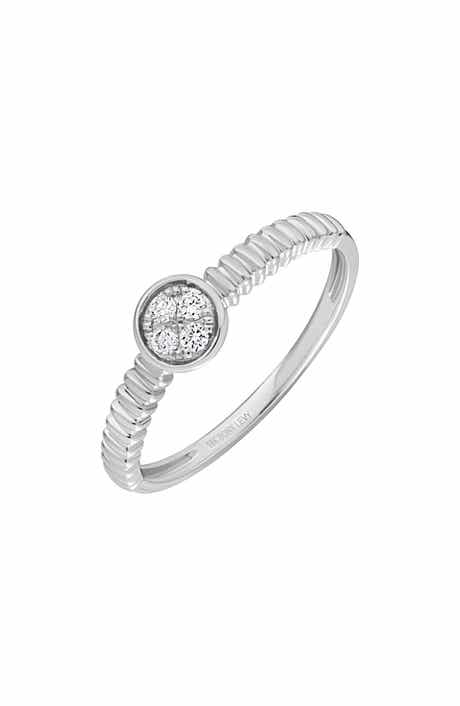 Bony Levy 18K Gold Diamond Ring - 0.09ct.
