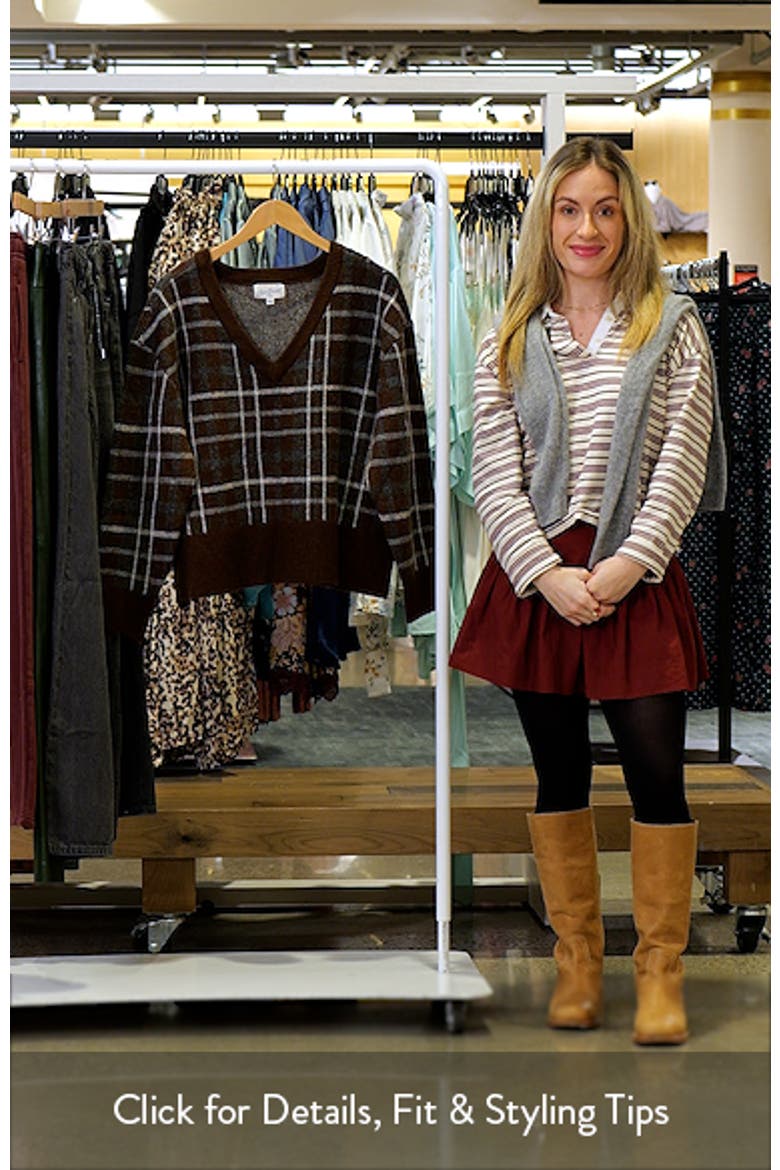 Eliza Plaid Sweater video