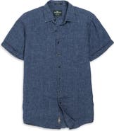 Rodd & Gunn Palm Beach Sports Fit Short Sleeve Linen Button-Up Shirt