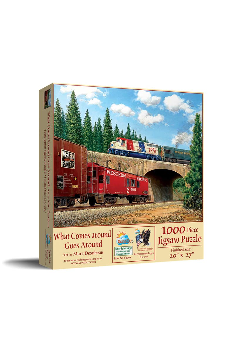 What Comes Around Goes Around 1000 piece Jigsaw Puzzle for Adults, Main, color, Multicolor