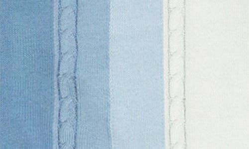 Wesc Short Sleeve Cotton Button-down Sweater In Blue