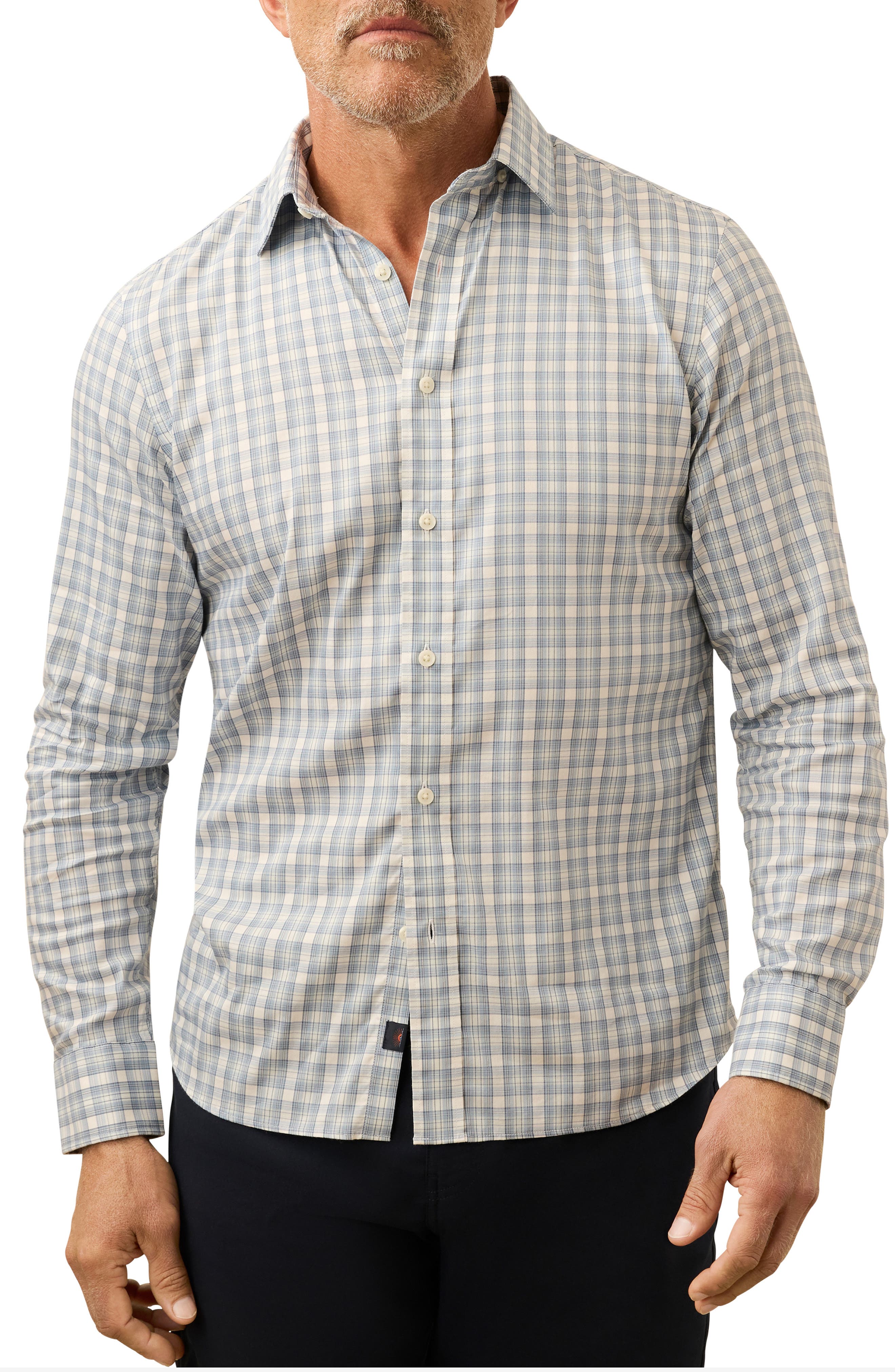 IVORY SEA PLAID