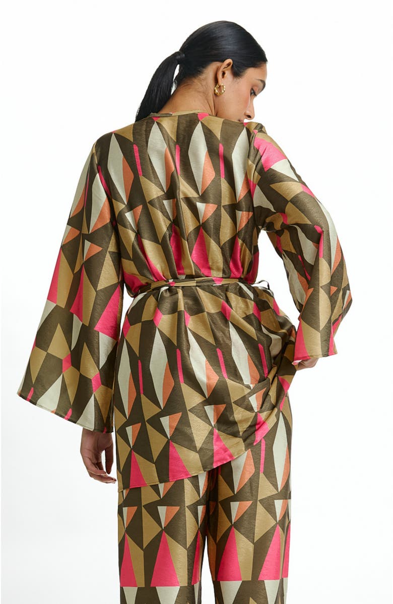 DIARRABLU Short Duster in Caru Olive, Alternate, color, Caru Olive