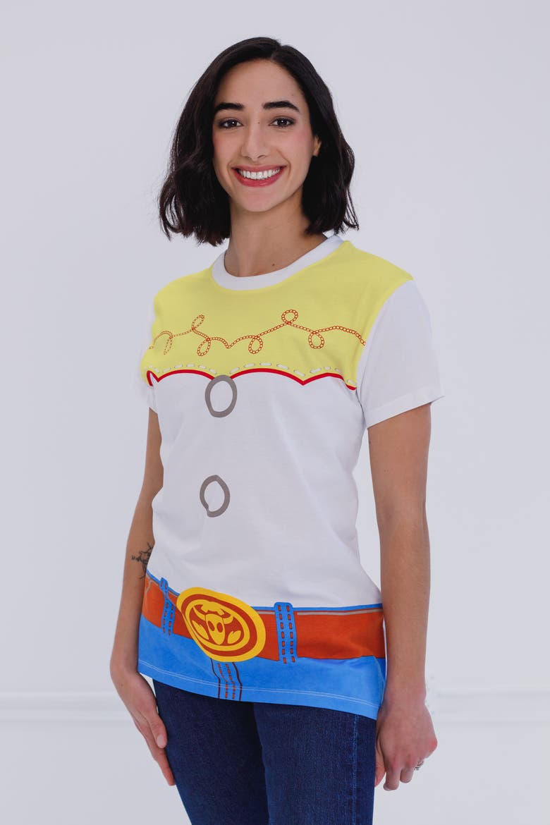 Toy Story Short Sleeve T-Shirt, Alternate, color, Jessie White Yellow