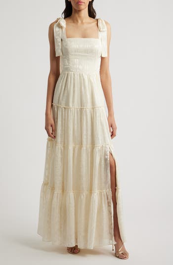 Lulus Andrea Jacquard Maxi Cocktail Dress | Nordstrom