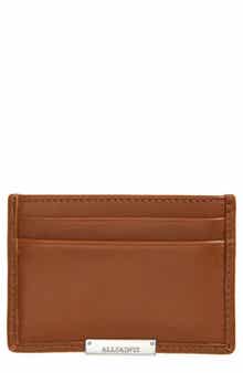 AllSaints Dove Leather Cardholder