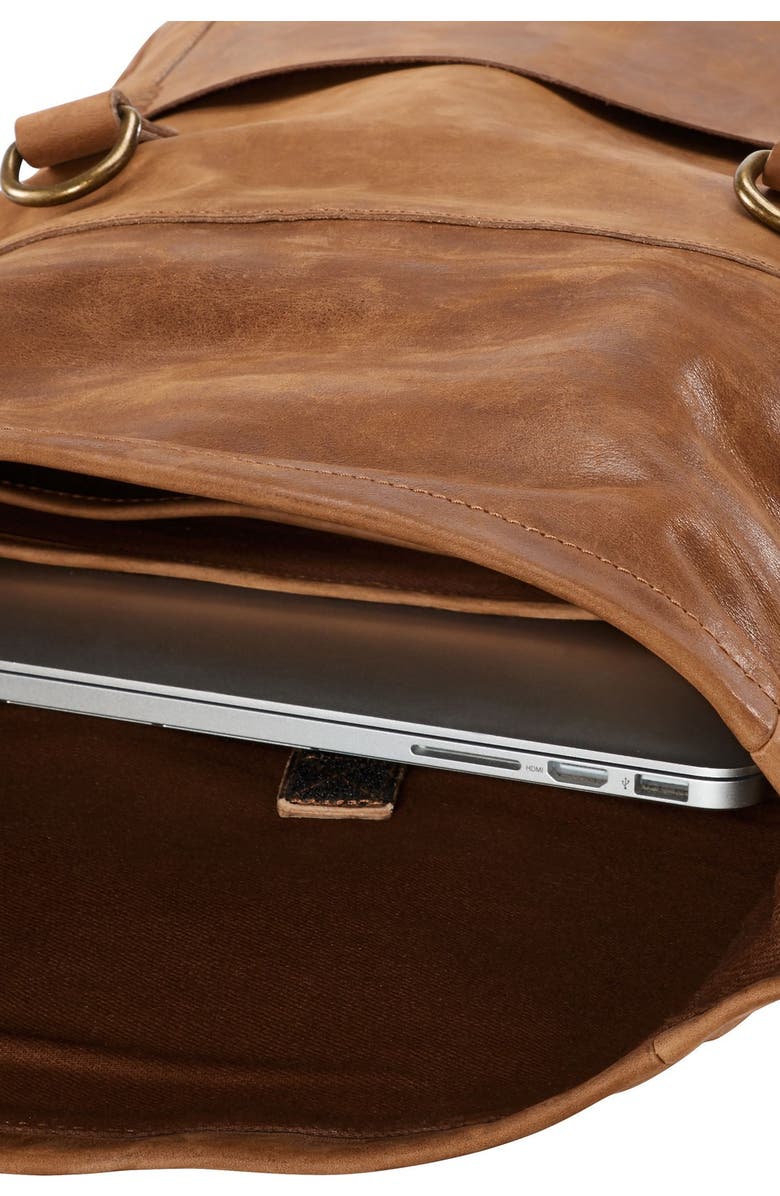 Timberland 'Walnut Hill' Leather Backpack, Alternate, color,