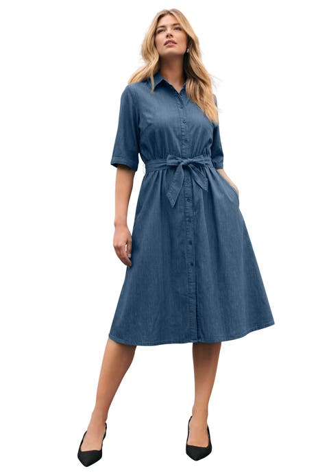 Soft Denim Shirtdress