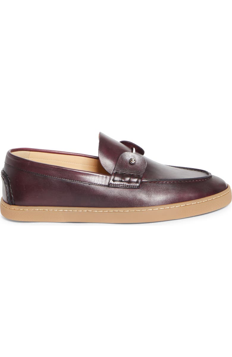 Christian Louboutin Chambeliboat Loafer, Alternate, color, Oxblood