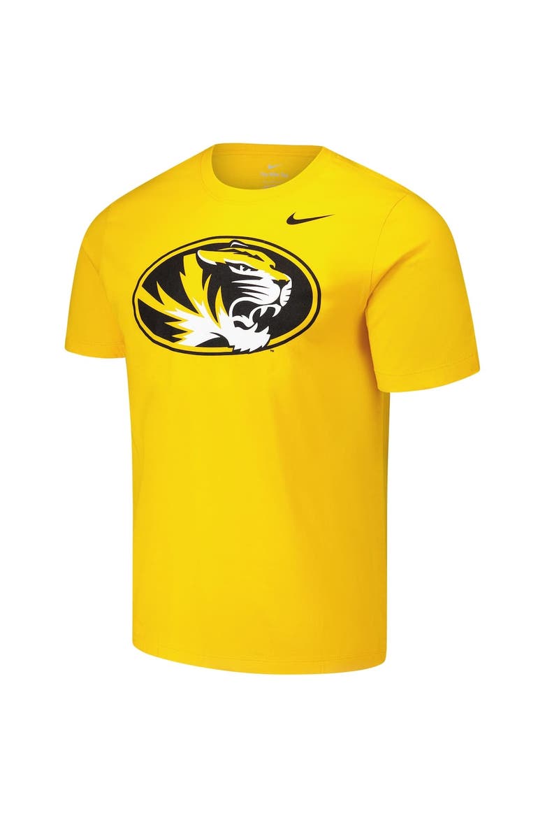 Men's Nike Gold Missouri Tigers Logo T-Shirt, Alternate, color, Gold