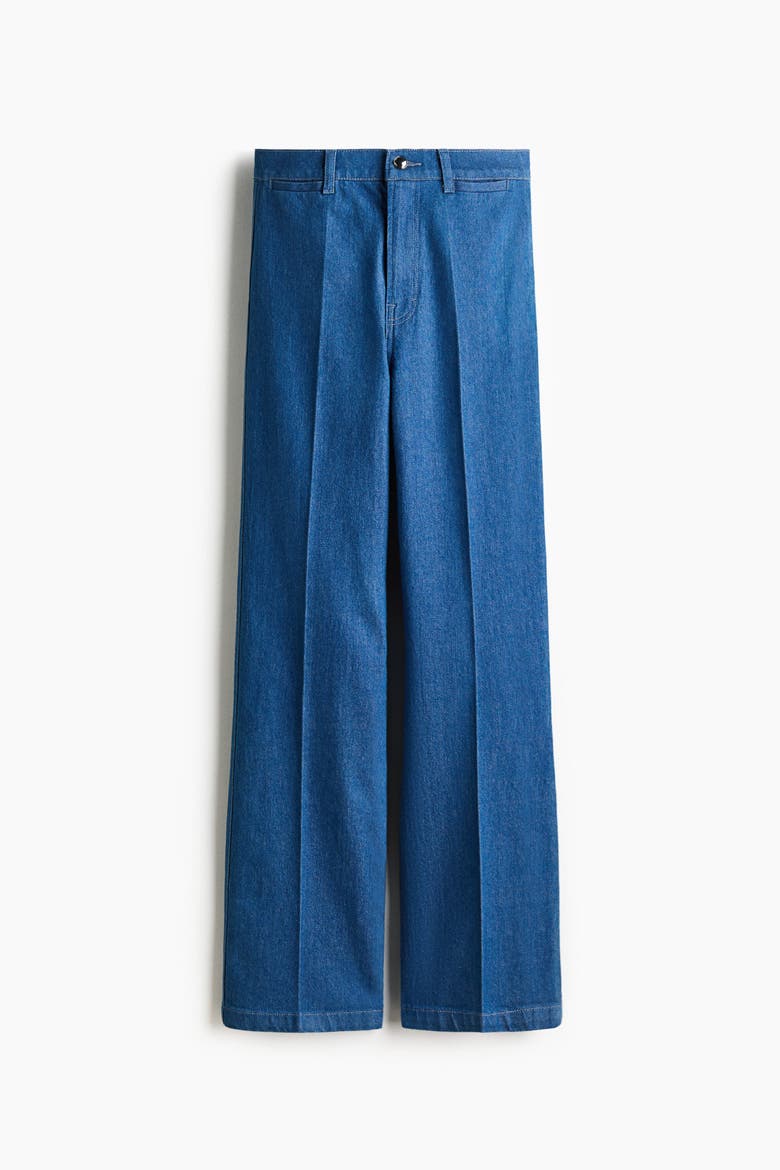 Straight High Jeans, Alternate, color, Denim blue