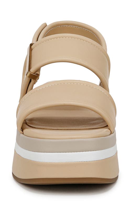 Franco Sarto Piper Slingback Platform Sandal In Sand