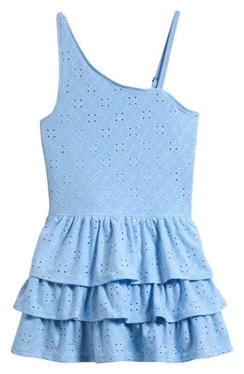Kids' Active Eyelet One Shoulder Minidress (Little Kid & Big Kid)