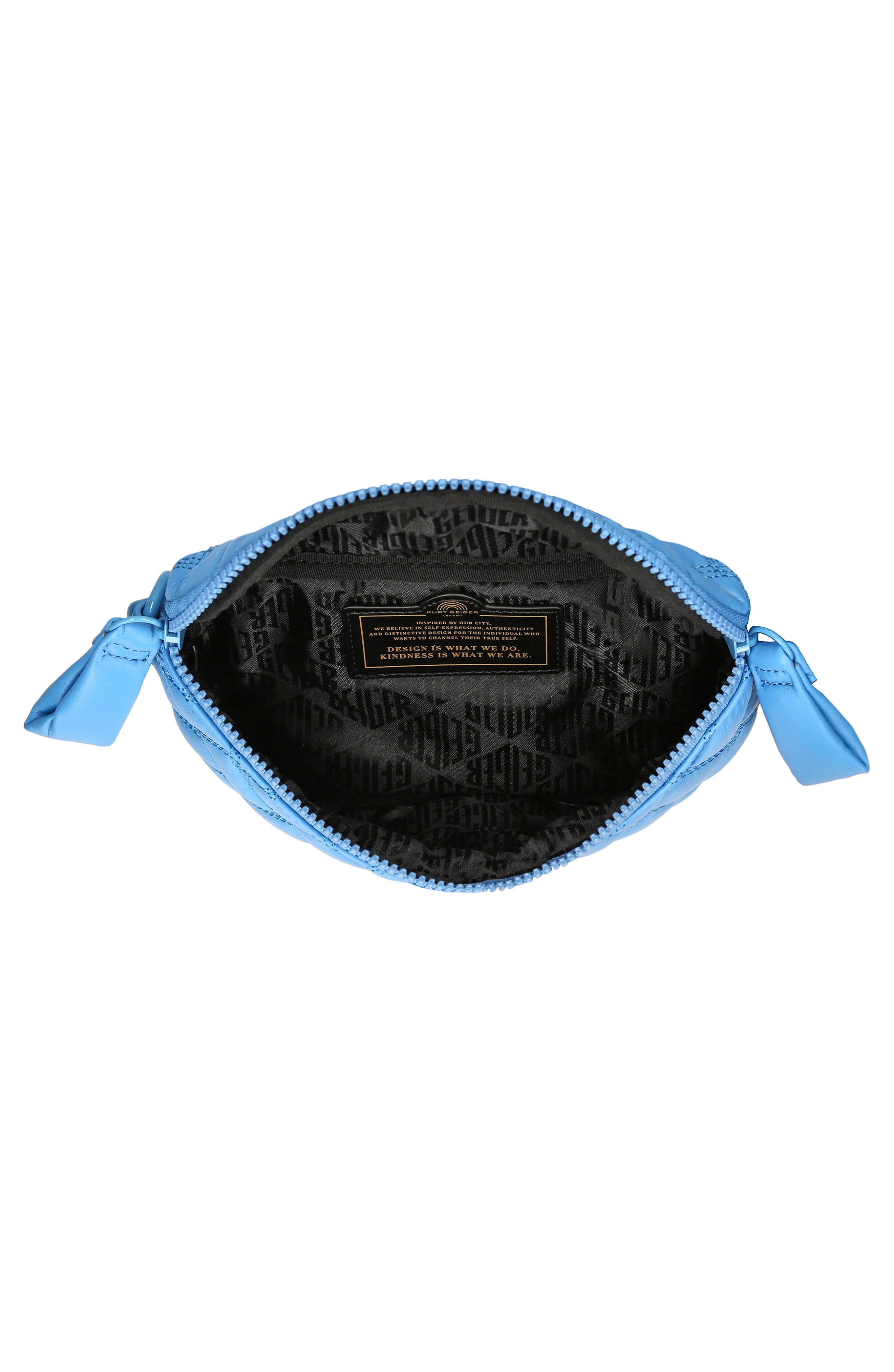 Kurt Geiger London Kensington Quilted Leather Belt Bag, Alternate, color, 