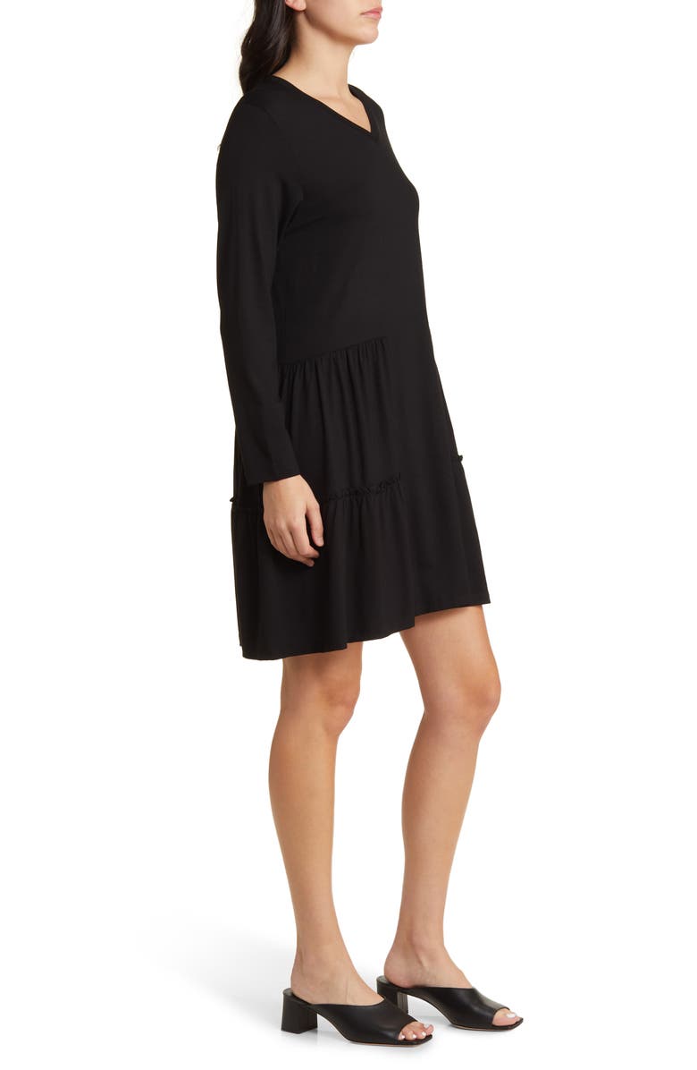 Masai Copenhagen Gili Long Sleeve Tiered Minidress, Alternate, color, 