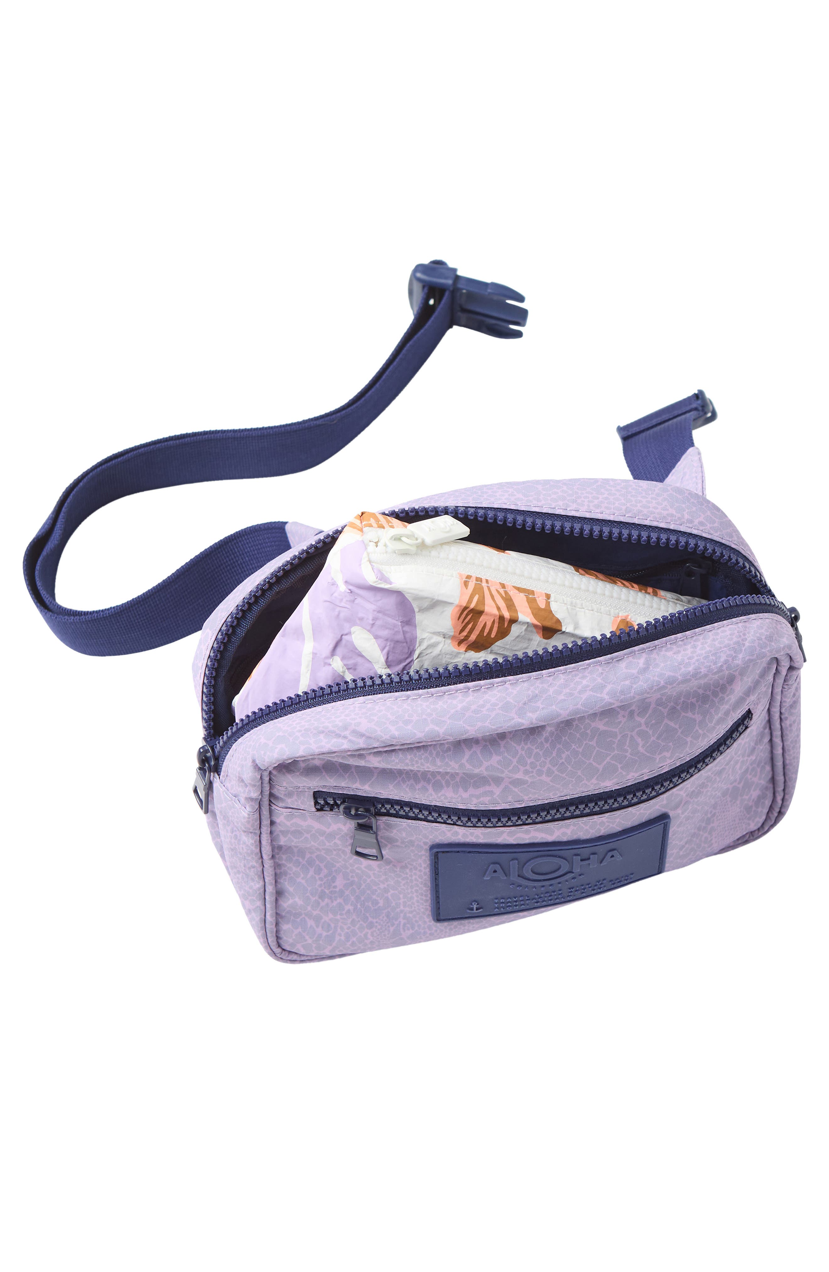 Aloha Collection Python Travel Light Belt Bag, Alternate, color, 