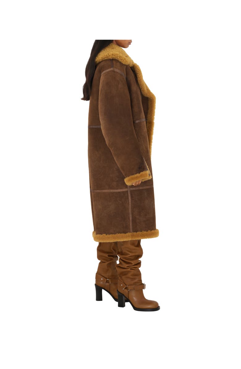 Burberry Shearling Coat, Alternate, color,