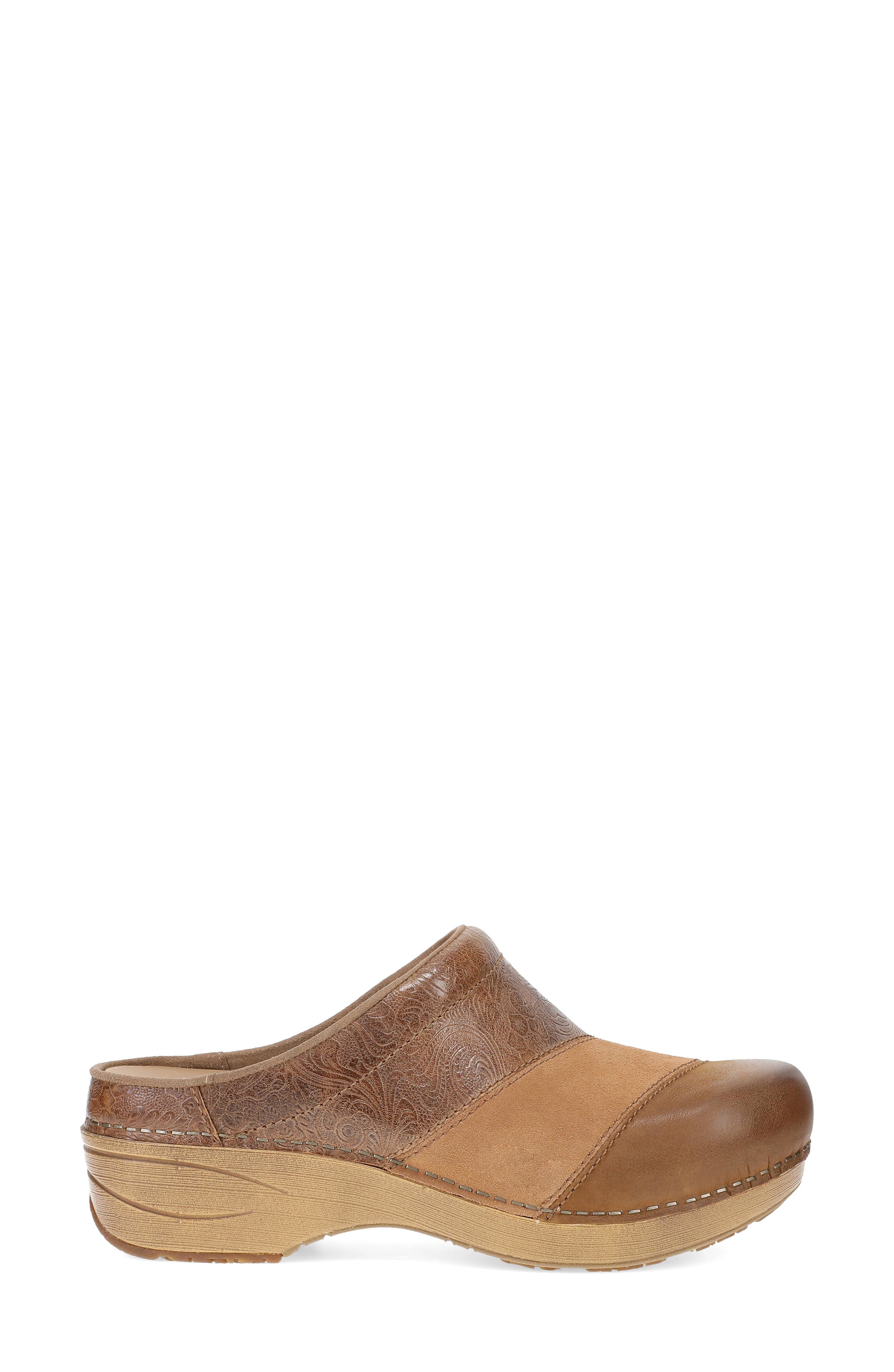 Zinnia Clog, Alternate, color, TAN MULTI