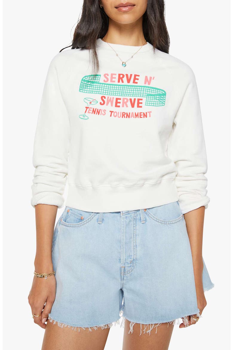 Serve 'n' Swerve Graphic Cotton Sweatshirt, Main, color, SERVE N SWERVE