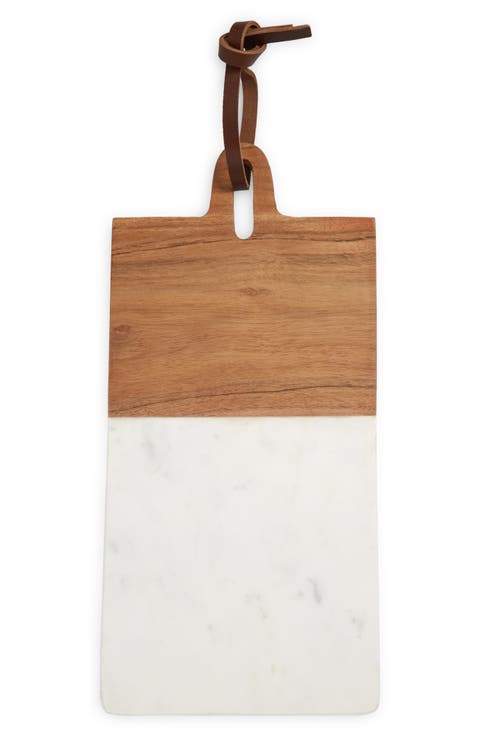 Wood & Marble Serving Board