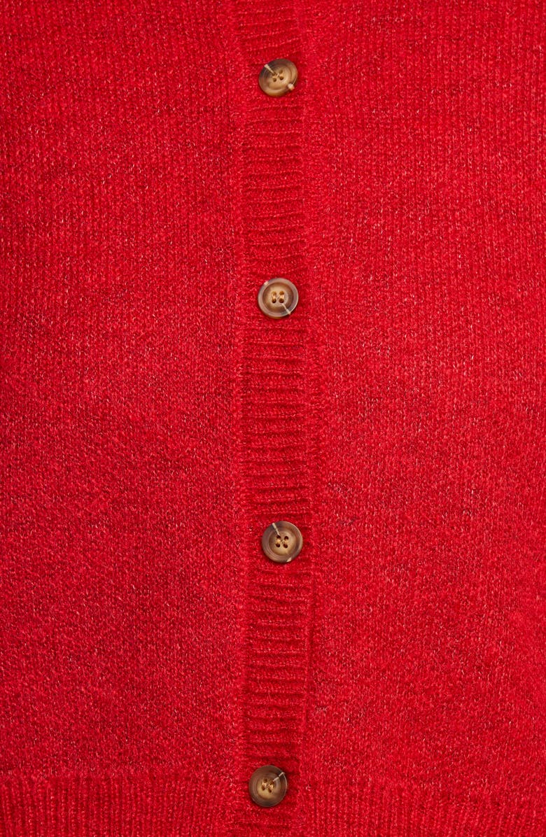 Petal & Pup Naya Collar Cardigan, Alternate, color, Red