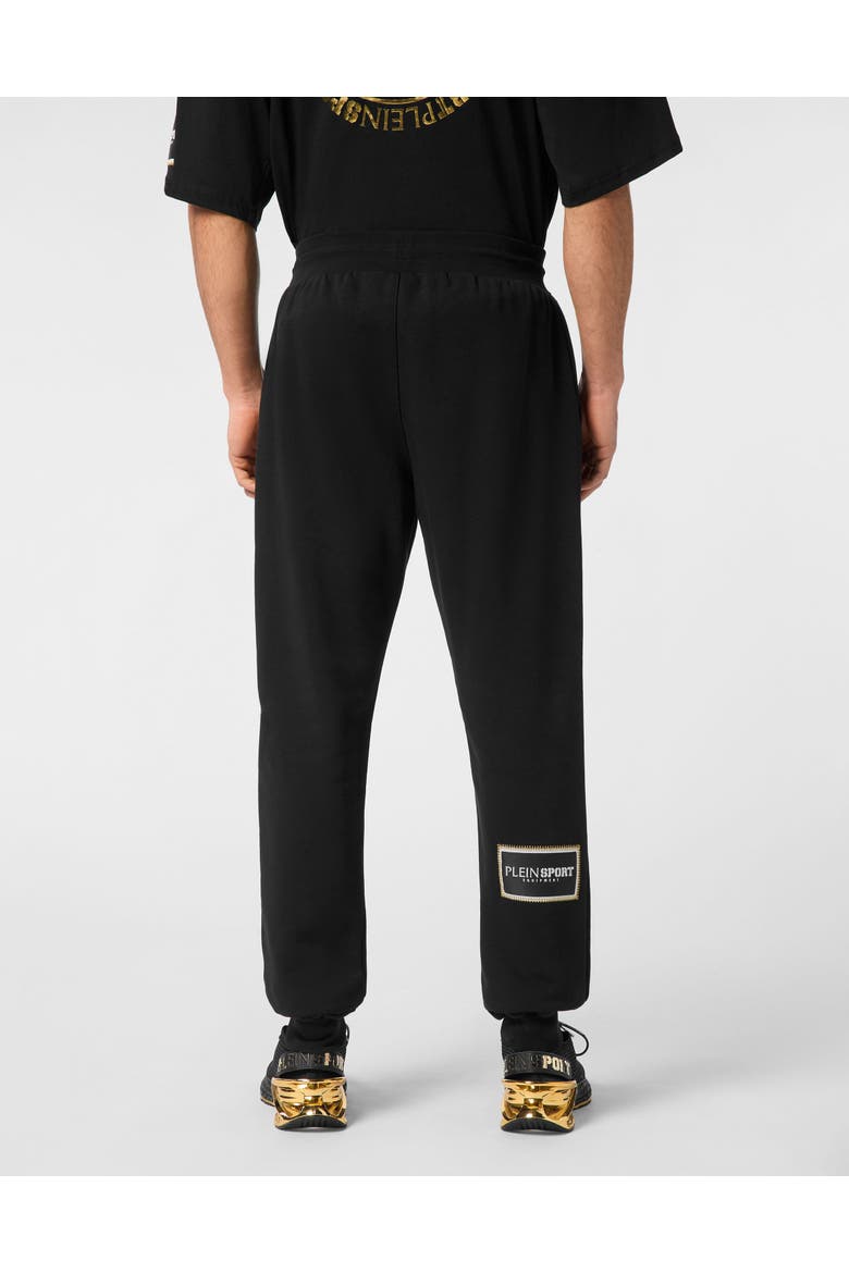 Loose Trousers Label Men, Alternate, color, black/lightgold