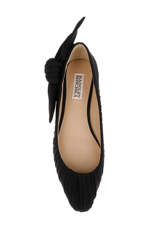 Badgley Mischka Collection Valyn Flat In Black