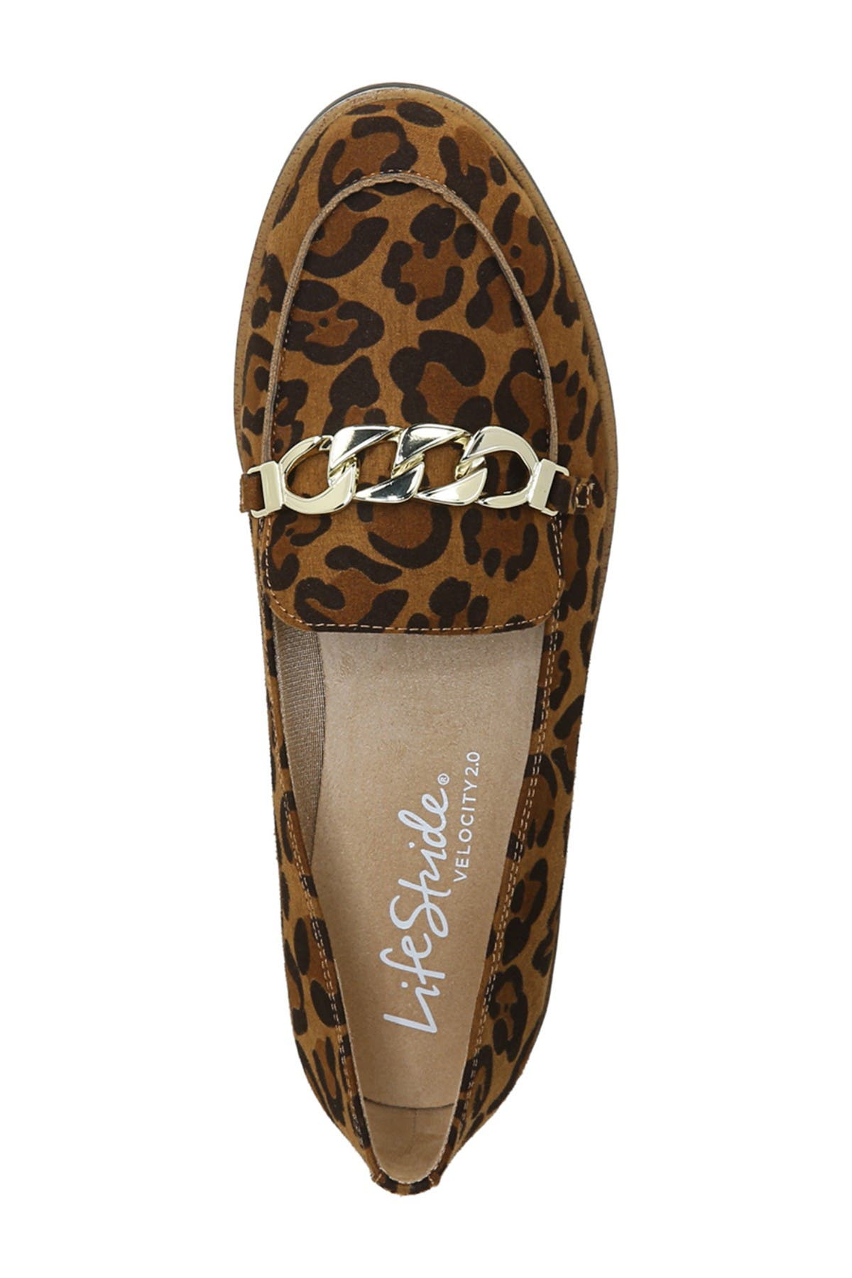 LifeStride Zizi Leopard Print Chain Loafer - Wide Width Available ...