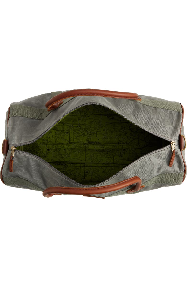 L.L.Bean Waxed Canvas Duffle Bag, Alternate, color,