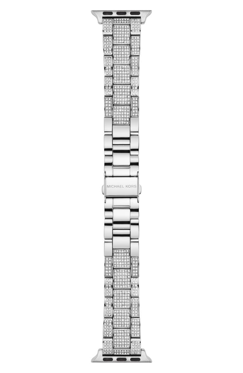 Michael Kors Pavé Apple Watch<sup>®</sup> Bracelet Watchband, Main, color,
