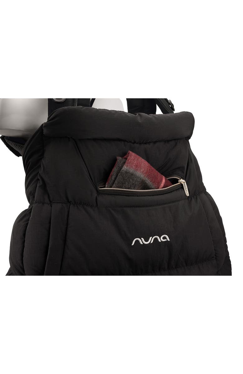 Nuna CUDL<sup>™</sup> Water Repellent Baby Carrier Winter Cover, Alternate, color, Caviar