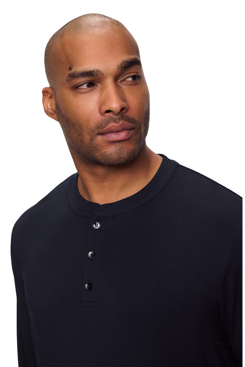 Henry Jersey Pajamas, Alternate, color, BLACK