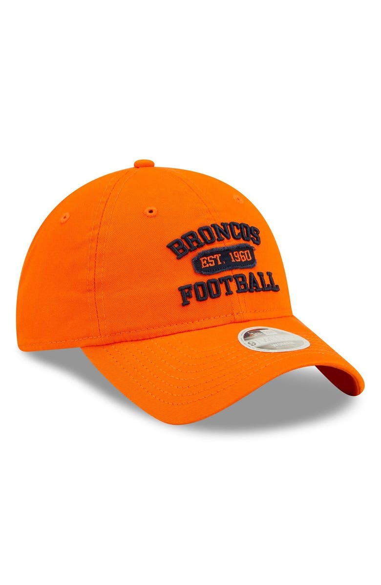 New Era Women's New Era Orange Denver Broncos Formed 9TWENTY Adjustable Hat, Alternate, color,
