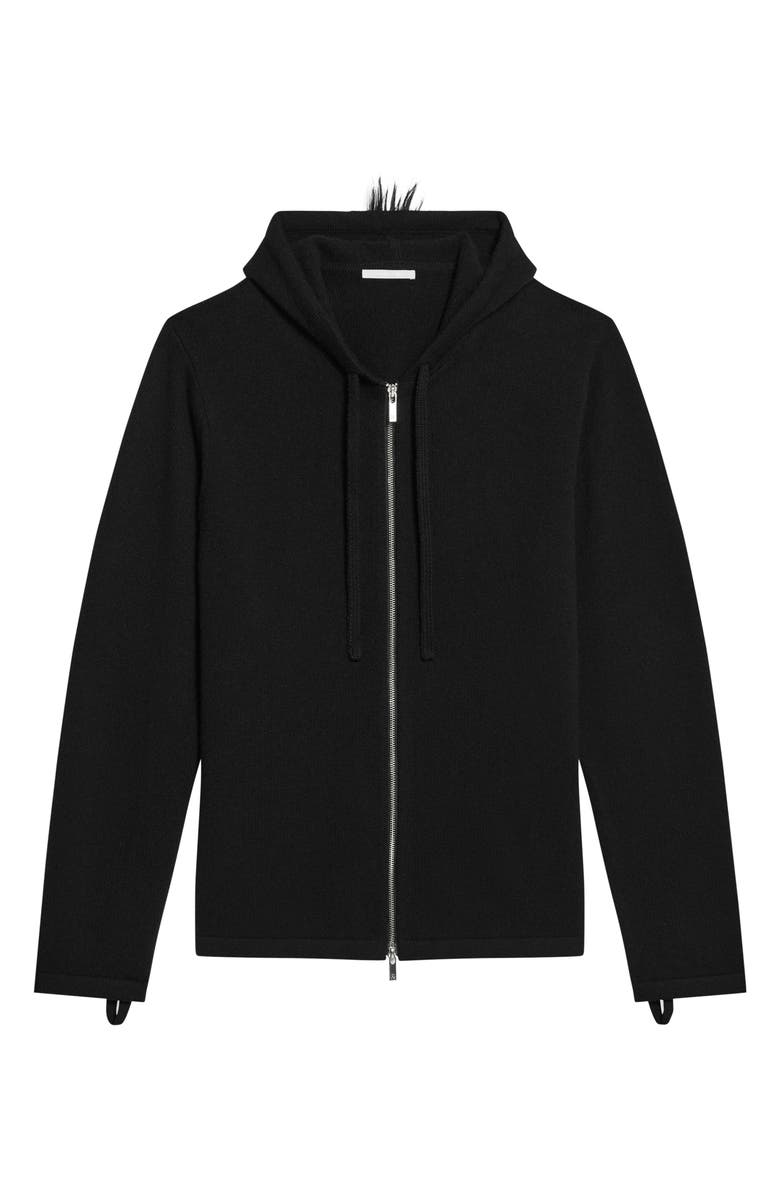 Helmut Lang Hooded Full Zip Cardigan, Alternate, color,