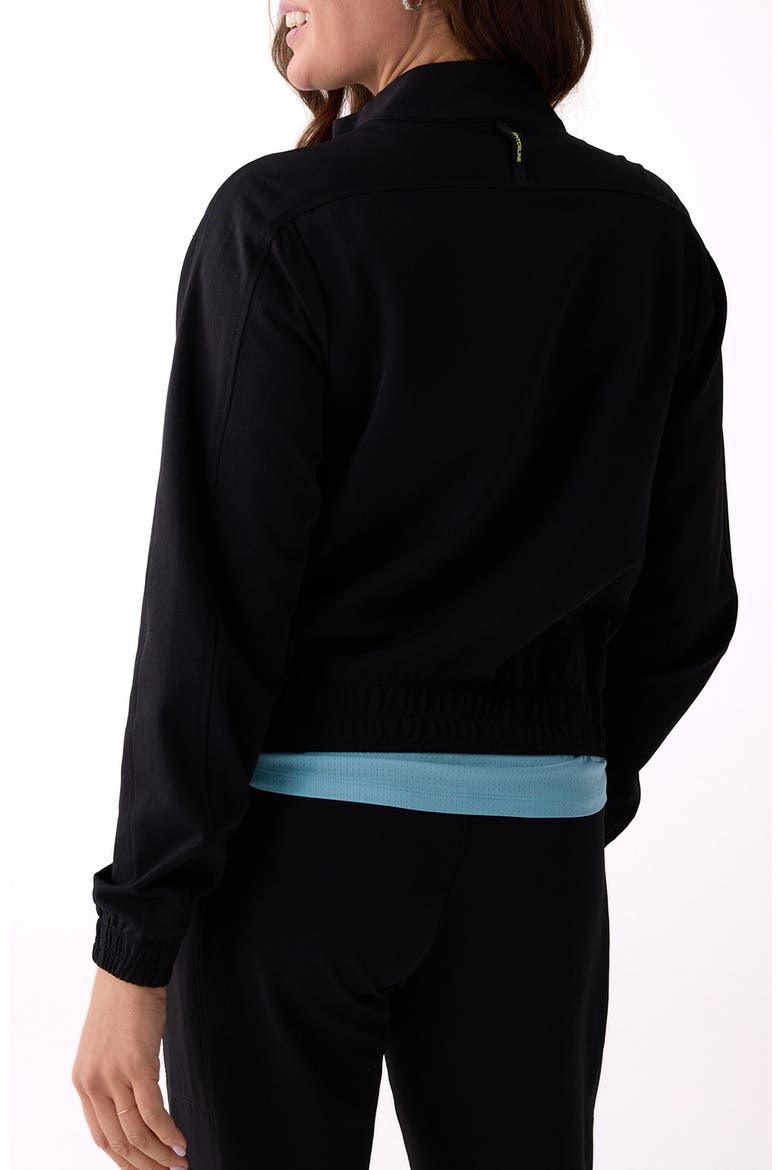 Women's Courtside Track Jacket, Alternate, color, Black