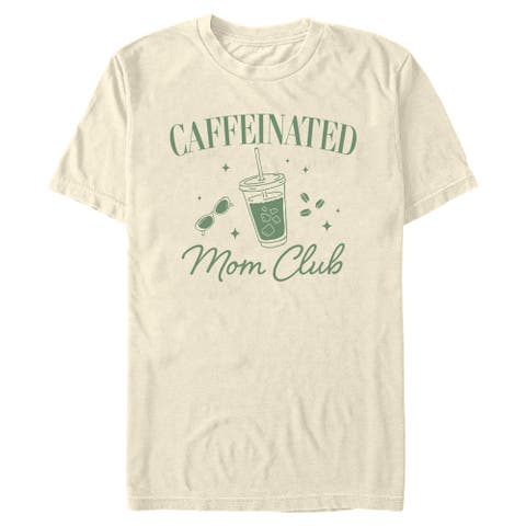 Men's Caffeinated Mom Club Short Sleeve Graphic T-shirt